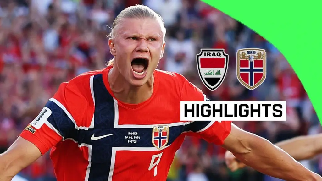 Highlights: Haaland scores twice in Norway win over Iraq