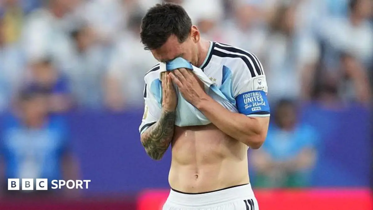 Emotional Messi explains tears after Argentina goal