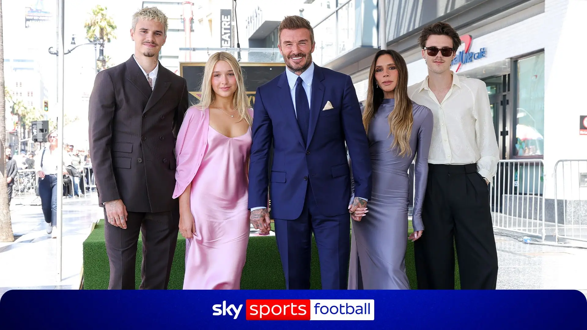 ‘I am living the American dream!’ | Beckham added to Hollywood Walk of Fame