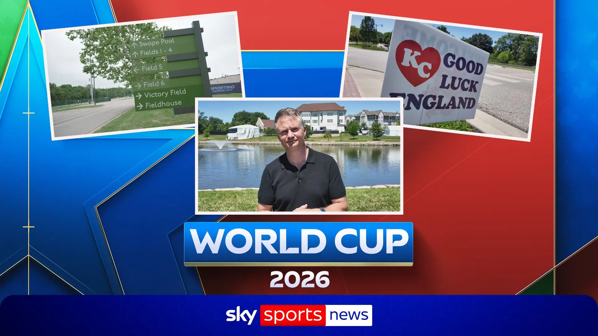 Inside the England training base in Kansas